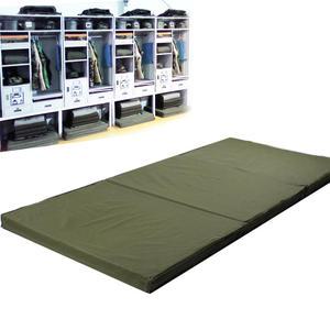 M- 군시절 내무반 3단 접이식 매트리스 국방색 군용 매트 삼단 3단 메트 간이 침대 경갑