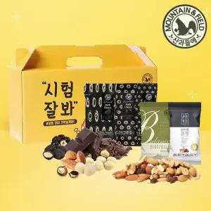 [산과들에] 수능 만점 하루견과 초콜릿 견과류 20봉 선물세트 / 원데이발란스그린 순수가온 다크초콜릿아몬드