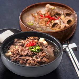 [미스타셰프] 버섯뚝배기불고기 400g 3팩 + 갈비탕 600g 3팩 /2세트구매시 육개장 증정