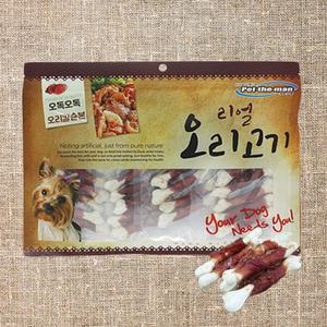 펫더맨 리얼 오리고기 오독오독 오리칼슘본 300g