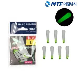 핸드피싱 야광 실리콘 방망이 유동찌 고무 HD-271