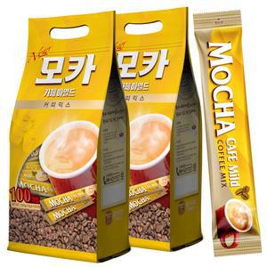 모카 카페마일드 100T+100T 커피 믹스 스틱 설탕