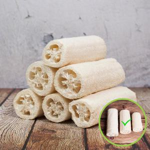 다용도 천연 원통형 수세미(중) 앵무새 장난감 청소용 애완조 천연 수세미 장난감