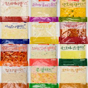 마카로니 샐러드 감자 고구마 단호박 콘 크래미 참치 에그 다이어트 샐러드 13종 모음