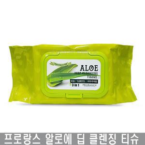 프로랑스 알로에 딥클렌징 티슈 100매