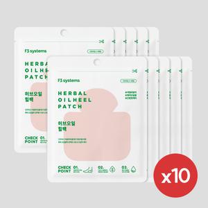F3 힐패치 힐팩 10개 세트(40매입)