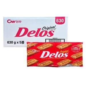 델로스 다석쿠키 오리지날 630g 5봉 (3150g) 1박스