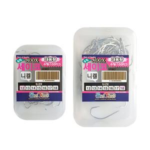 씨타임 국산 세이코바늘 100p 니켈 삼치 대구 우럭 훅