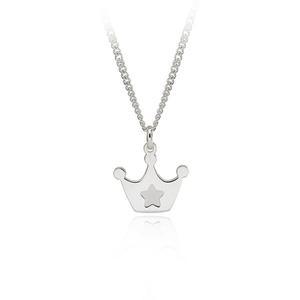 [제이로사][알로하골드] 실버 쁘띠왕관 미아방지 목걸이