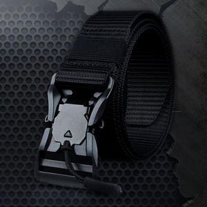 GW 마그네틱 밀리터리 전술 벨트 남성 군용 혁띠 텍티컬 서바이벌 아웃도어 등산 작업 남자 허리띠