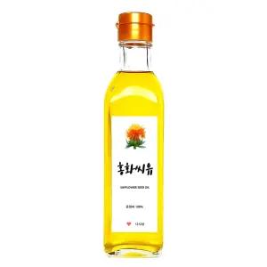 [오늘 짠 오일] 홍화씨유 300ml 국내생산 오늘 짜서 신선한 오일