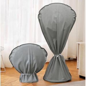 Pyunri 부직포 선풍기커버 선풍기덮개 방수커버 그레이