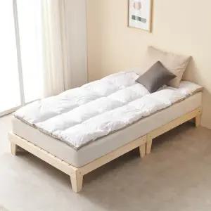 아씨방가구 원목마루 평상형침대 프레임SS