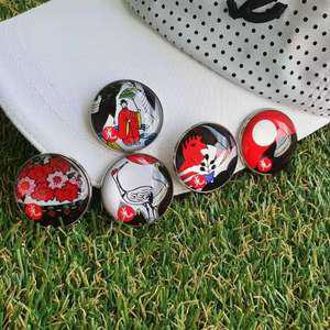 오광화투 볼마커 자석클립포합 오광 5개 자석클립 1개