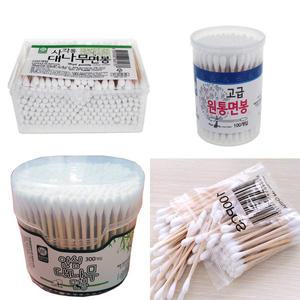 도매 고급면봉 아기면봉 신생아 멸균 깨끗한 종이스틱 대나무