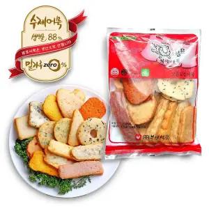 [범표어묵] 밀가루 없는 수제  찐어묵  모둠  700g