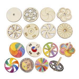 나무팽이 ( 그림 색칠 만들기 전통 민속 놀이