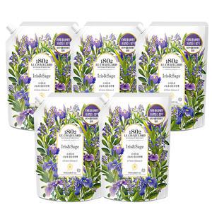 르샤트라 보타닉캐슬 고농축 섬유유연제 아이리스 세이지 리필 1.5L x5개