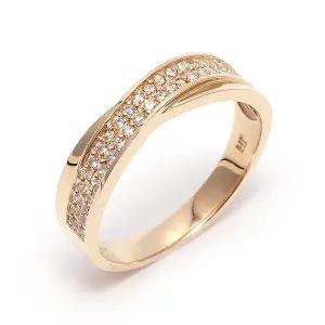 [비앤비골드] 14K/18K 반지 모던 골드링 여성금반지 ROS1523