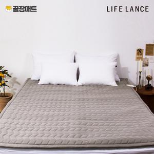 라이프란스 꿀잠매트 전자파 라돈 없는 온열 탄소매트 더블 싱글 원적외선 전기 카본 거실