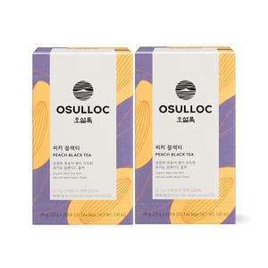 오설록 피치 블랙티 티백 20입, 2개