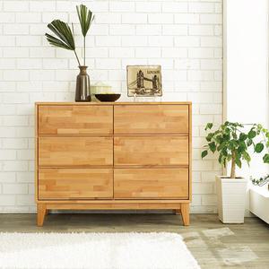 [로쏘]어름 엘다원목 와이드 서랍장 3단