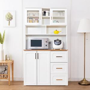 [원스홈] 더포크 1000 수납장+상부장(유리)  / 주방수납장, LPM상판, 다용도수납장, 그릇장