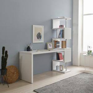 아이앤 레나1600멀티소형5단책장책상세트BR