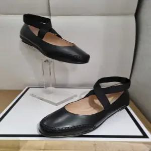 [에스콰이아] 여성 발편한 밴드 스트랩 플랫 굽2센치YABSHQ552BK