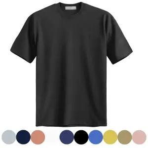 남자 10수 무지 반팔 오버핏