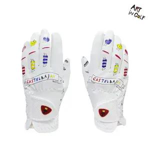 까스텔바작 논슬립 여성용 양손 골프장갑