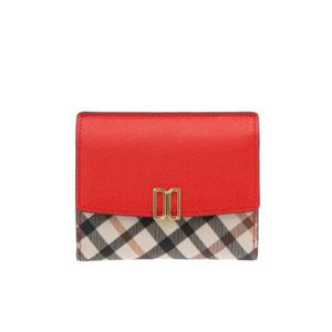 [닥스](강남점)DCWA2F408R2 [VICTORIA] 레드 가죽 미니반지갑