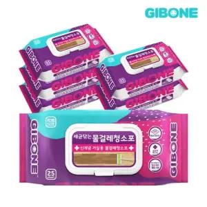 기본에 세균닦는 물걸레 청소포 특대형 25매 x 6팩