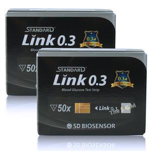 (27|04월) 스탠다드 글루코(나비) 링크 0.3 혈당시험지 100매