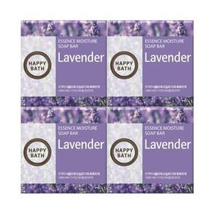 해피바스 라벤더 에센스 모이스처 비누 4입