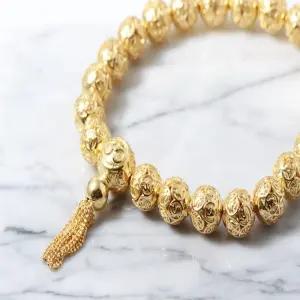 [차차실버]염주 불교 묵주 남자 여자 선물 실버 체인 은팔찌 남성 여성