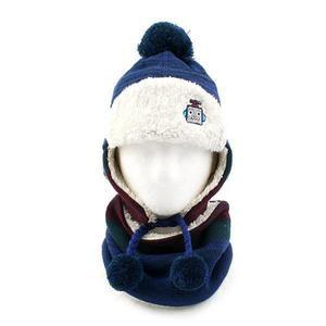 플라이봇리코방한세트 머플러 방한모자 목토시 어린이 넥워머 유아 세트 유치원 목도리 키즈