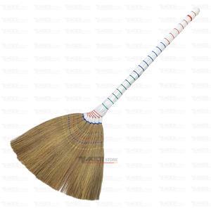 백색 갈대비/ 미용실빗자루 롱자루 싸리비 수수빗자루