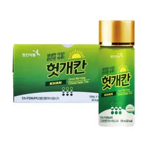 영진 헛개칸 100ml x 100병(KF94 마스크 5매랜덤)안전포장