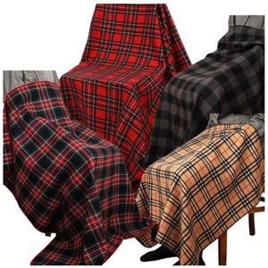 아크릴 체크 항공담요 대형 캠핑 여행 차량 국산 무릎