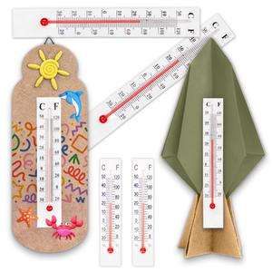 종이온도계 나무틀온도계 만들기 그리기 꾸미기 공예재료