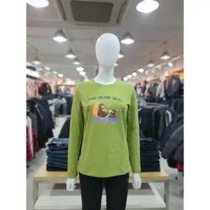 [롯데백화점]뱅뱅 여성 프린트 라운드  면 티셔츠  NTJ267