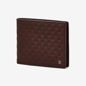 [닥스](강남점)DBWA3E233W3 브라운 로고패턴 소가죽 반지갑