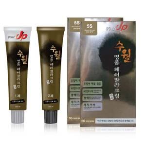 3개/수월 명품 헤어칼라 크림/새치/흰머리 염색