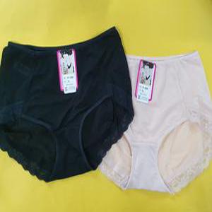 요거다 1P / 조선영 인견 2296 PT 레이스 팬티 / 베이지 블랙 /  L XL XXL