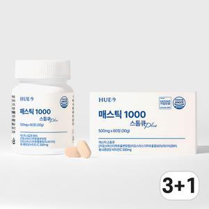 그리스산 100% 매스틱 검 1000 플러스 60정 x (3+1)개