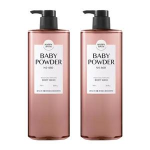 해피바스 모이스처 퍼퓸 바디워시 베이비파우더 760g 2개