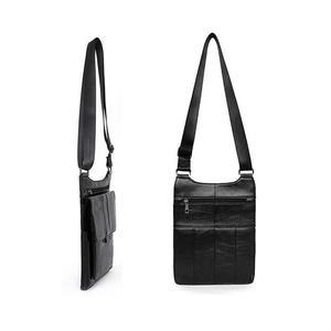 [라일리] Rly 남성 캐주얼 크로스백 소가죽 여행 보조가방 얇은가방