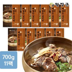 황장군 일품 뼈없는 갈비탕 700g, 11팩 (7.7kg)