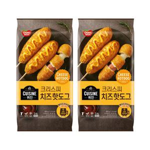 동원 퀴진 크리스피 치즈 핫도그 400g, 2개